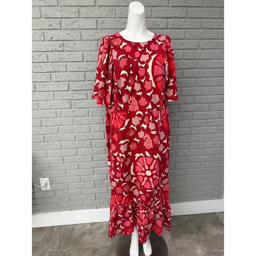 Rhode X Target Zinnia Women’s Floral Print Bell Sleeve Dress Size 18 - Picture 3 of 13